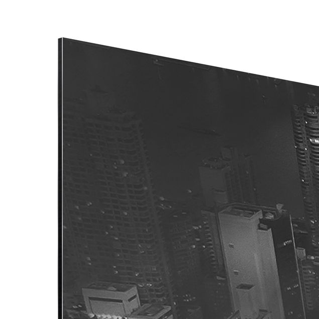 Prints black and white Sunlight Over New York City