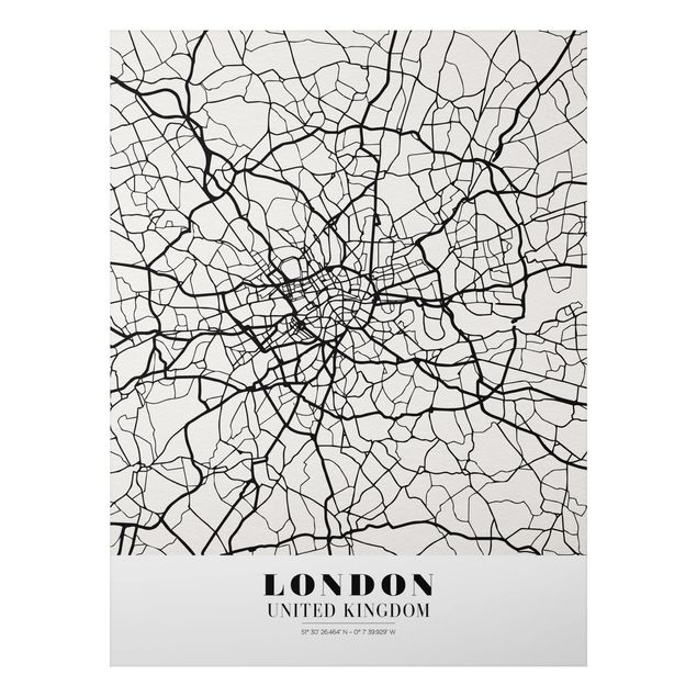Prints London London City Map - Classic