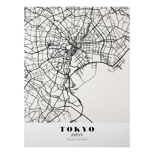 Prints Tokyo Tokyo City Map - Classic