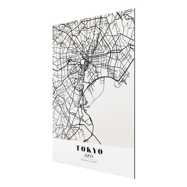 Prints maps Tokyo City Map - Classic