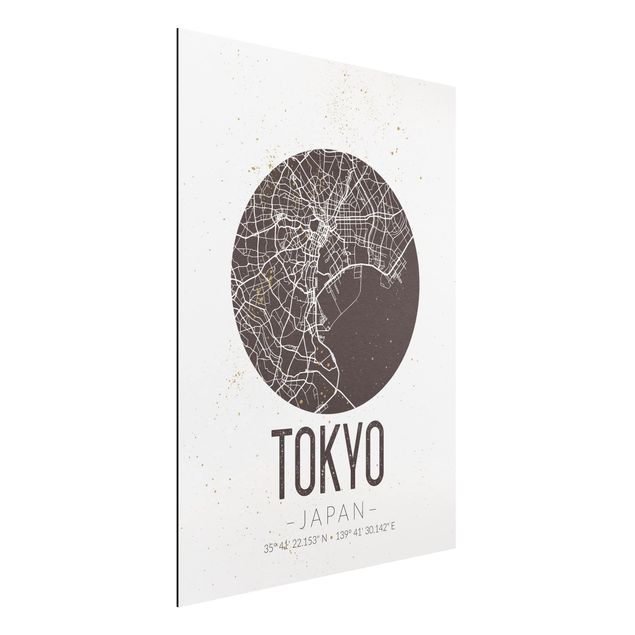 Kitchen Tokyo City Map - Retro