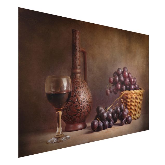Kitchen Still Life With Grapes