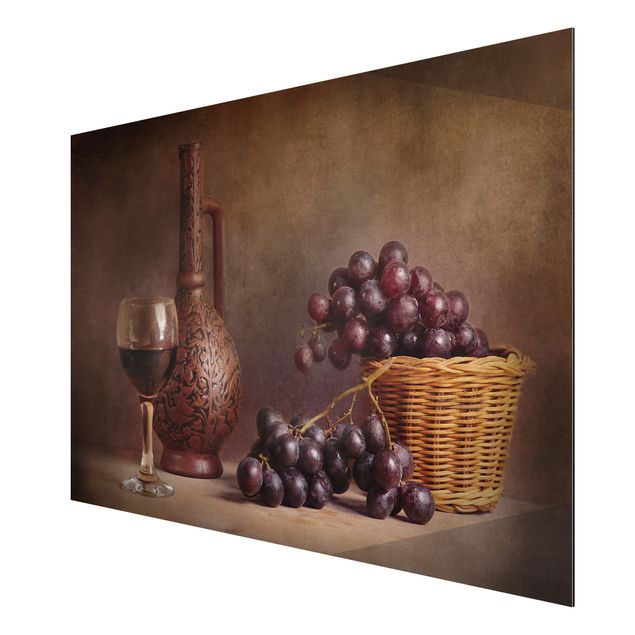 Prints fruit Still Life With Grapes