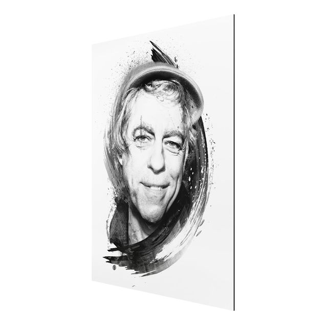 Portrait canvas prints Bob Geldof