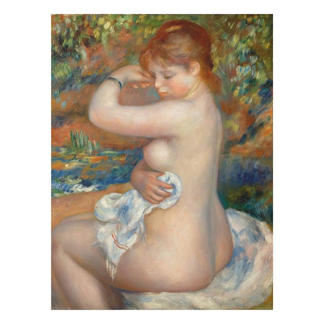 Paintings of impressionism Auguste Renoir - After the Bath