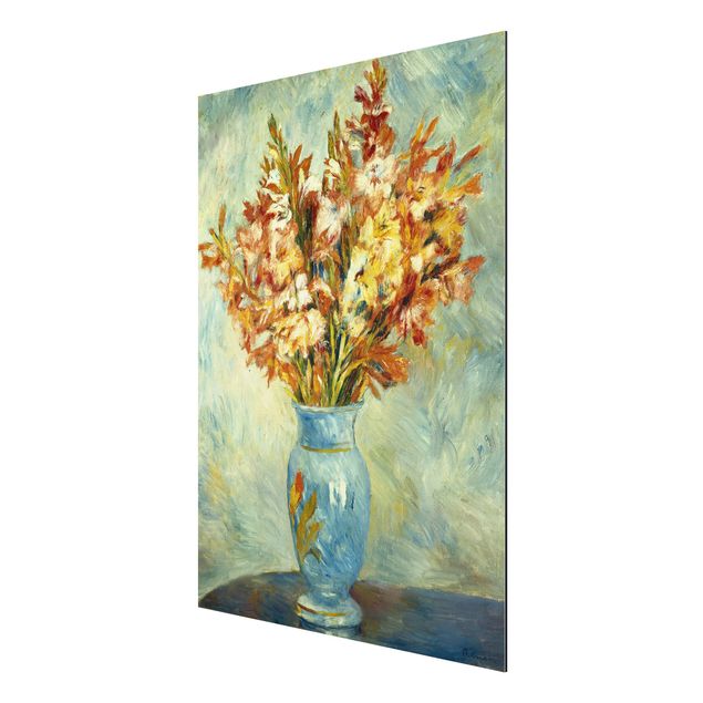 Art styles Auguste Renoir - Gladiolas in a Blue Vase