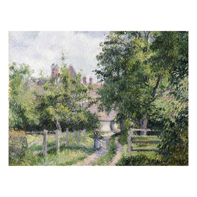 Pointillism art Camille Pissarro - Saint-Martin Near Gisors