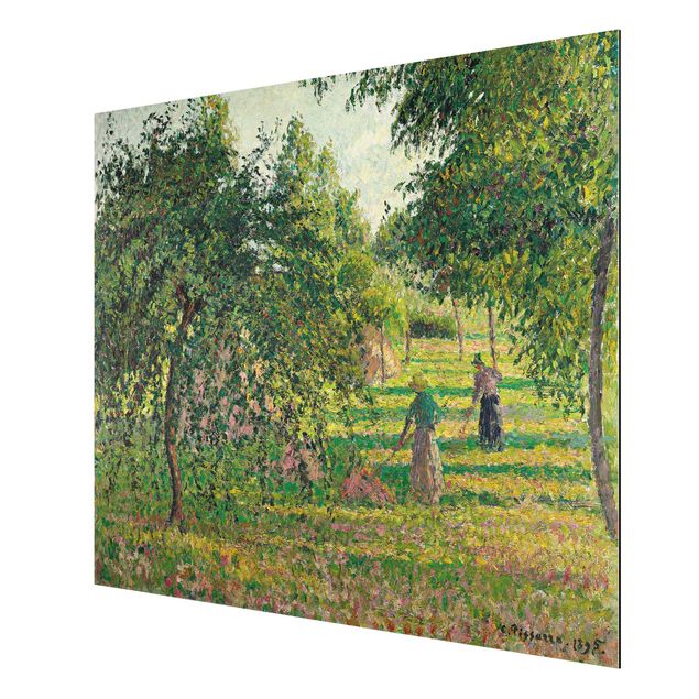Abstract impressionism Camille Pissarro - Apple Trees And Tedders, Eragny