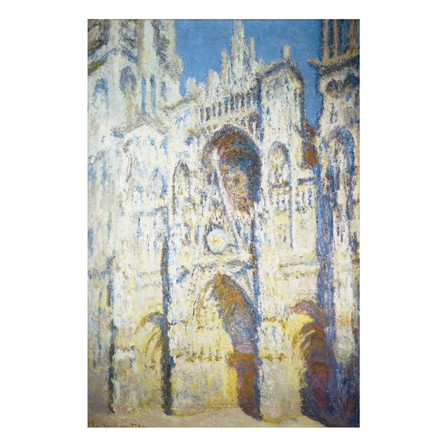 Impressionist art Claude Monet - Portal of the Cathedral of Rouen