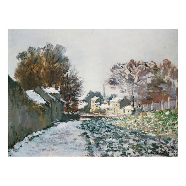 Paintings of impressionism Claude Monet - Snow At Argenteuil