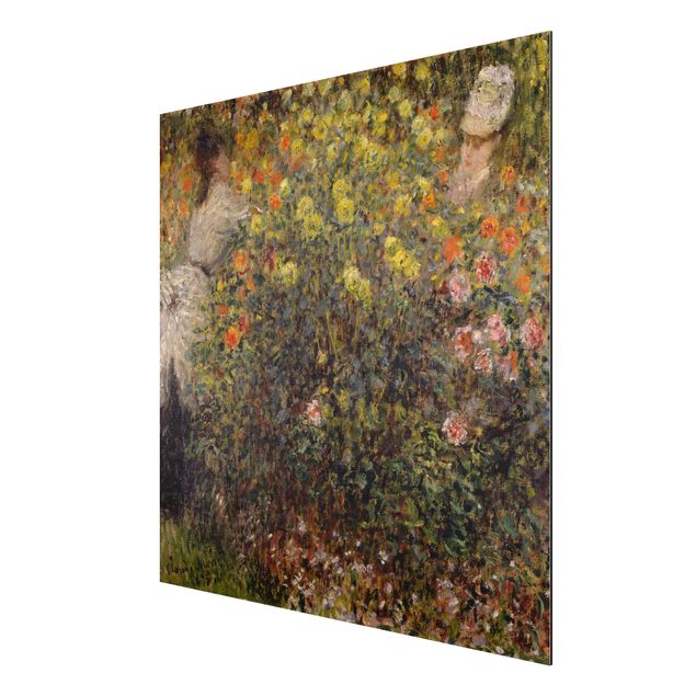 Art styles Claude Monet - Two Ladies in the Flower Garden