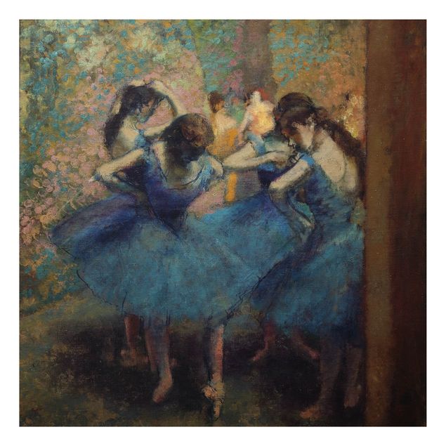Paintings of impressionism Edgar Degas - Blue Dancers