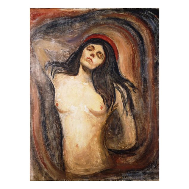 Expressionism painting Edvard Munch - Madonna