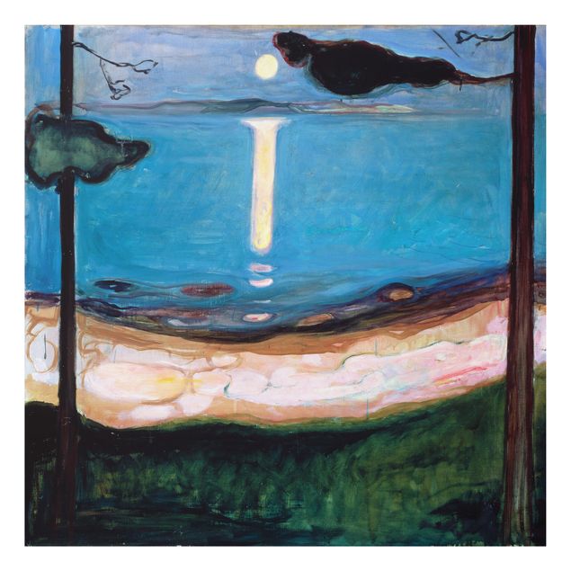 Expressionism Edvard Munch - Moon Night