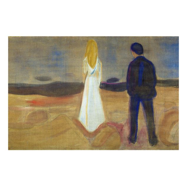 Expressionism Edvard Munch - Two humans. The Lonely (Reinhardt-Fries)