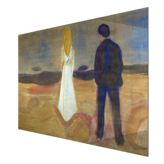 Post impressionism Edvard Munch - Two humans. The Lonely (Reinhardt-Fries)
