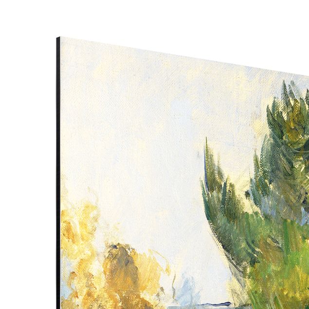 Prints landscape Paul Cézanne - Hillside In Provence