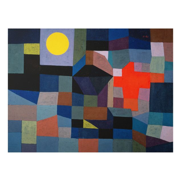 Art styles Paul Klee - Fire At Full Moon