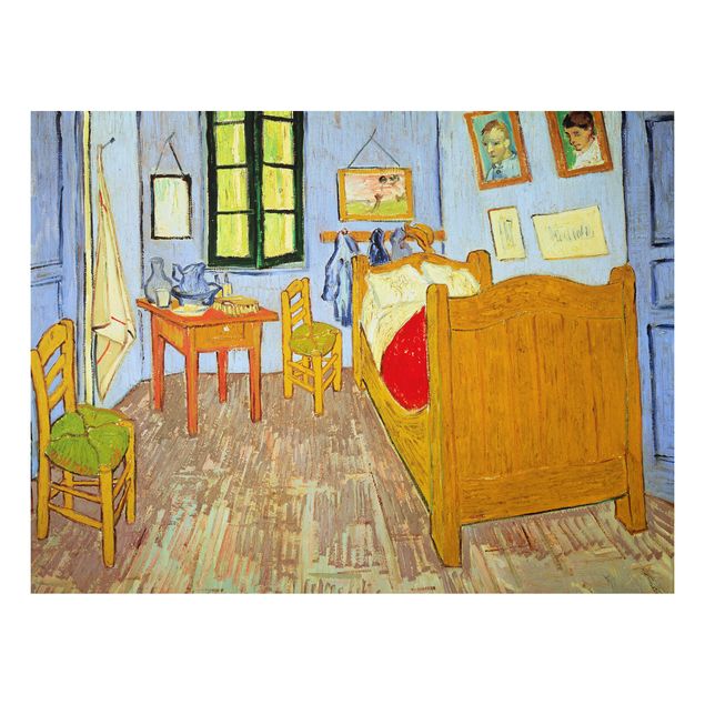 Pointillism art Vincent Van Gogh - Bedroom In Arles