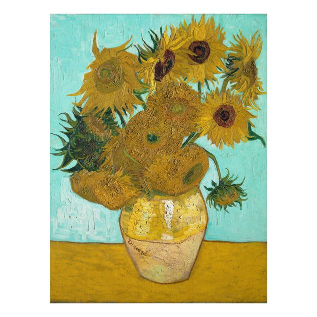 Pointillism Vincent van Gogh - Sunflowers