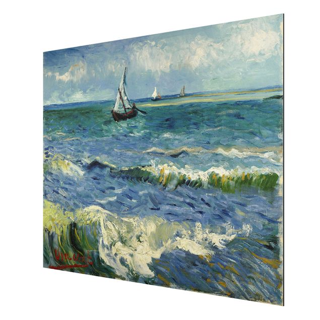 Paintings of impressionism Vincent Van Gogh - Seascape Near Les Saintes-Maries-De-La-Mer