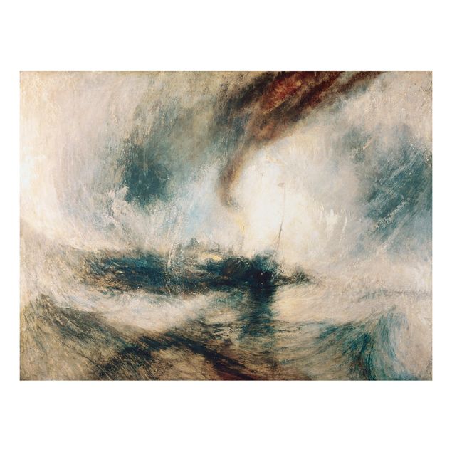 Art styles William Turner - Snow Storm - Steam-Boat Off A Harbour’S Mouth