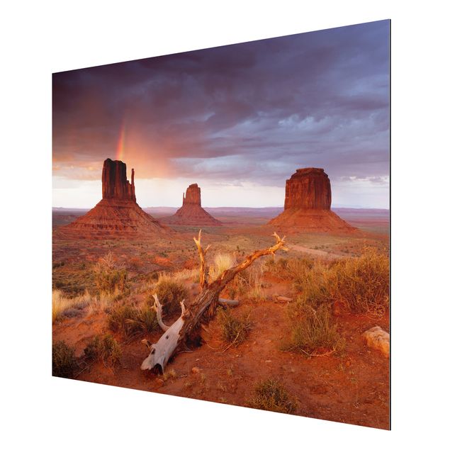 Mountain wall art Monument Valley At Sunset