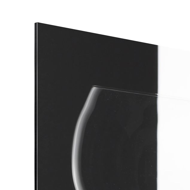Prints Wine Glasses Black & White