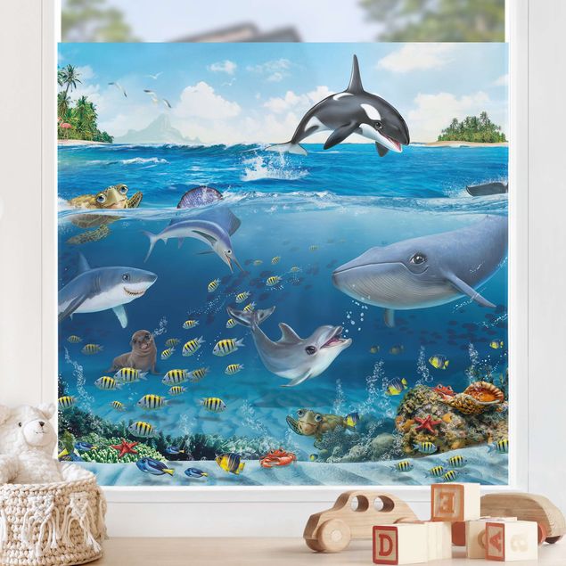 Nursery decoration Underwater World With Animals