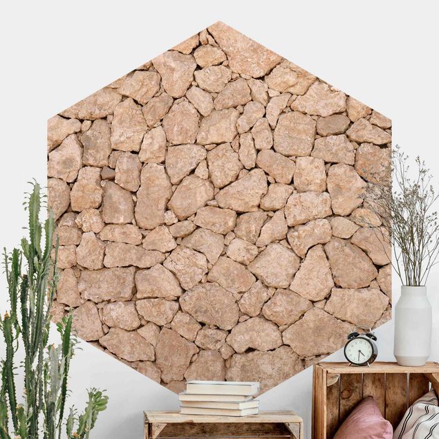 Wallpapers natural stone Apulia Stonewall - Ancient Stone Wall Of Large Stones