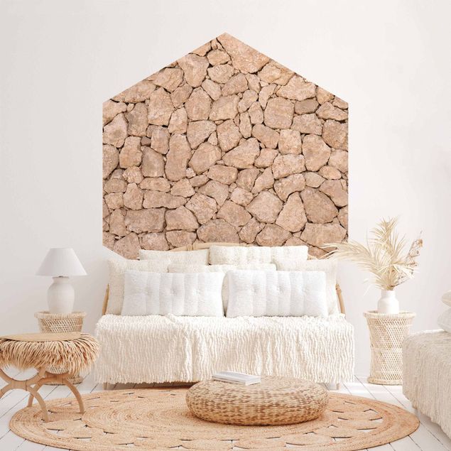 Wallpapers patterns Apulia Stonewall - Ancient Stone Wall Of Large Stones