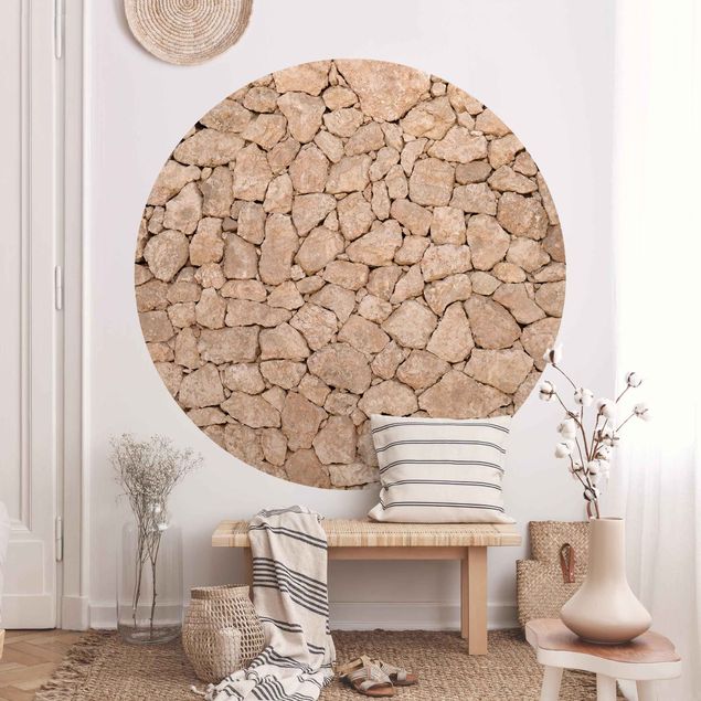 Wallpapers natural stone Apulia Stonewall - Ancient Stone Wall Of Large Stones