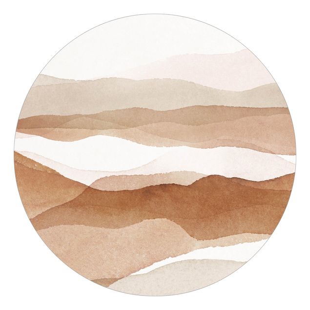 Wallpapers brown Landscape In Watercolour Sandy Hills