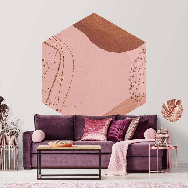 Modern wallpaper designs Landscape In Watercolour Wind Chime