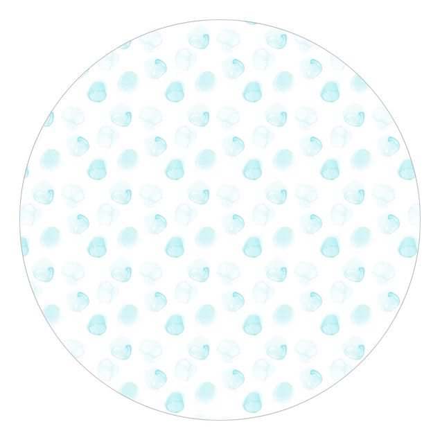 Wallpapers patterns Watercolour Dots Turquoise