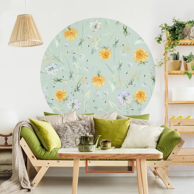 Wallpapers flower Watercolour Dandelion