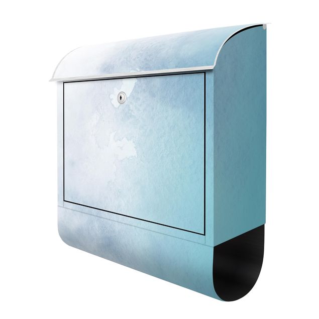 Letterbox - Watercolour Blue Waves