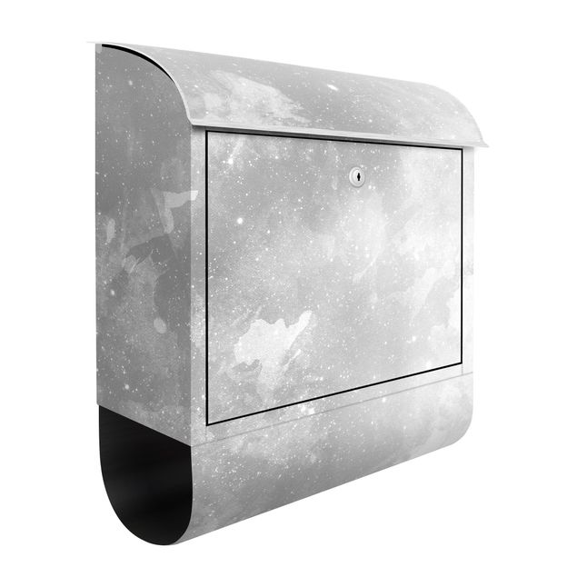 Anthracite grey post box Watercolour Grey Galaxy
