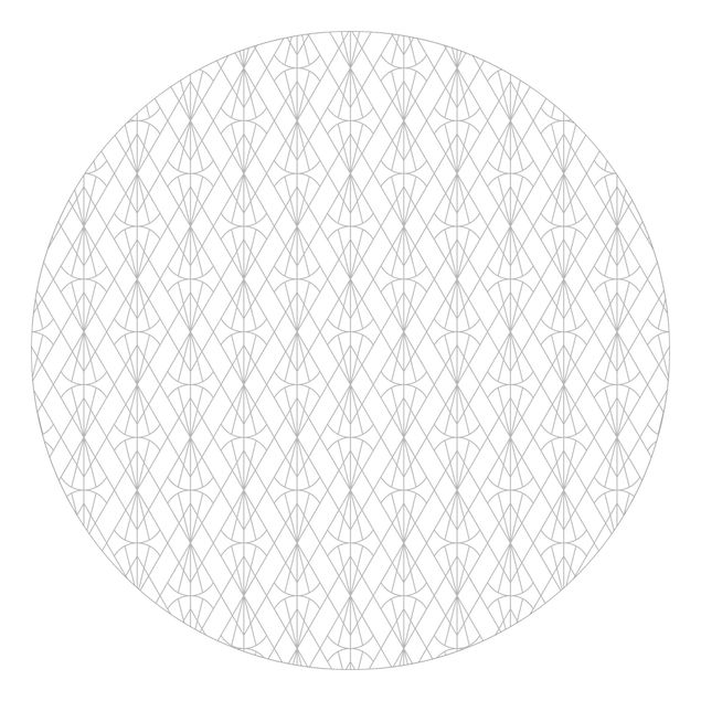 Wallpapers patterns Art Deco Diamond Pattern In Grey XXL