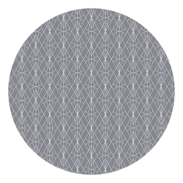 Wallpapers patterns Art Deco Diamond Pattern In Front Of Grey XXL
