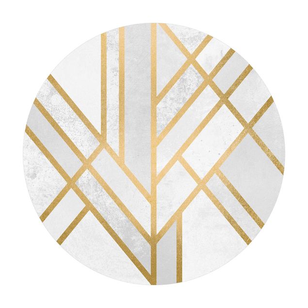 Elisabeth Fredriksson art Art Deco Geometry White Gold