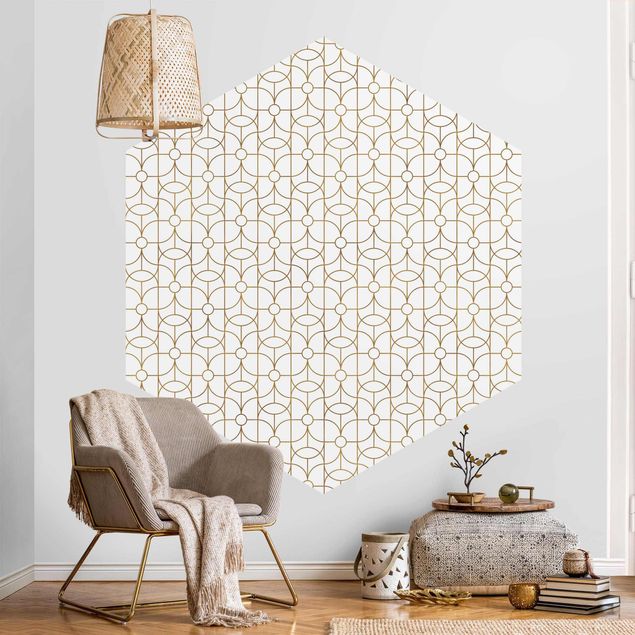 Aesthetic butterfly wallpaper Art Deco Butterfly Line Pattern XXL