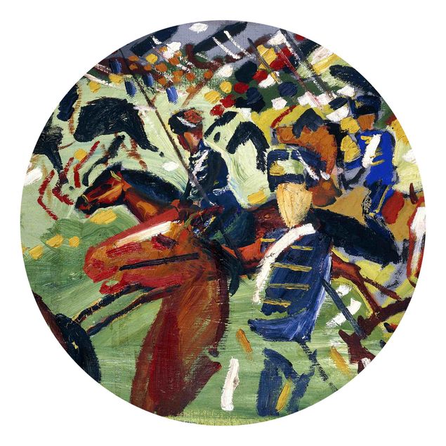 Pony wallpaper August Macke - Hussars On A Sortie