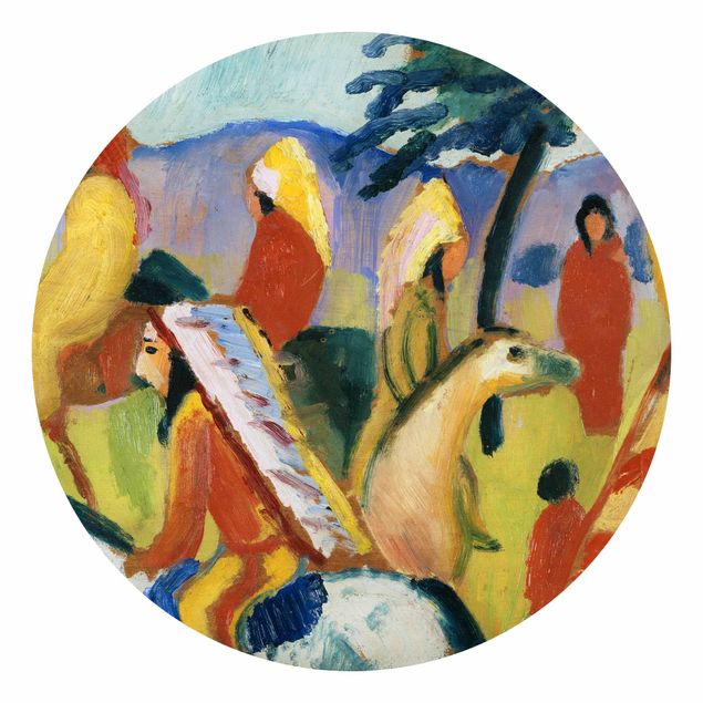 Pony wallpaper August Macke - Riding Indians