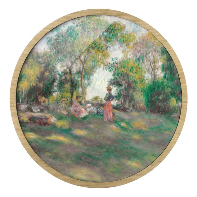 Prints modern Auguste Renoir - Landscape With Figures