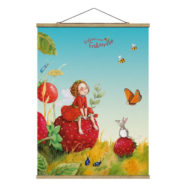 Prints nursery Little Strawberry Strawberry Fairy - Enchanting