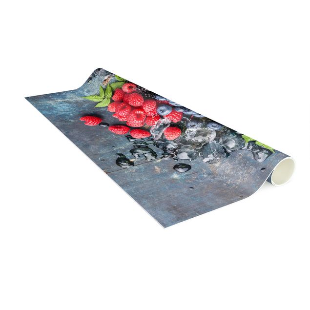 modern area rugs Berry Mix With Ice Cubes Wood