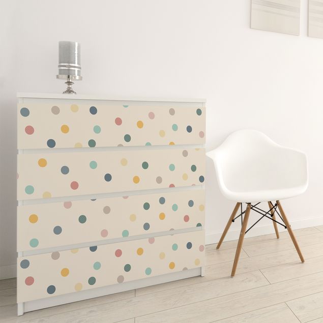 Adhesive films for furniture patterns Confetti Dots Pattern