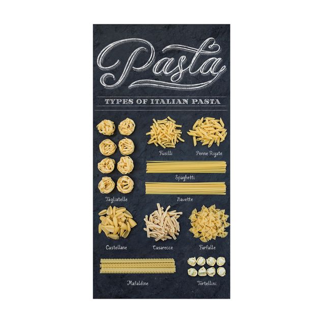 contemporary rugs Italian Pasta Varieties