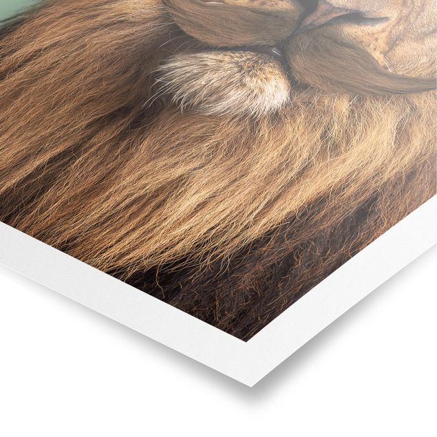 Posters art print Lion With Beard